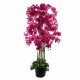 Leaf Design 150cm Giant Pink Orchid Artificial Plant (189 Flowers - Real Touch)