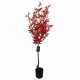 Leaf Design 120cm Artificial Red Maple Tree