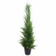 Leaf Design 90cm (3ft) Artificial Cedar Cone Cypress Conifer Topiary Tree