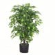 Leaf Design 90cm Artificial Ficus Tree / Plant - Large Bushy Shape