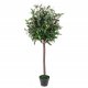Leaf Design 90cm Artificial Olive Bay Style Topiary Fruit Tree