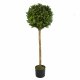 Leaf Design 120cm (4ft) Artificial Boxwood Buxus Ball Topiary Tree