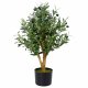 Leaf Design 65cm Luxury Artificial Olive Tree Bush - Premium Range
