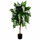 Leaf Design 130cm Luxury Artificial Wisteria Tree White Flowers (Premium Range)