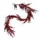 Leaf Design 150cm Artificial Luxury Christmas Red Berry Floristry Garland