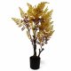 Leaf Design 70cm Artificial Autumn Gold Fern Tree Plant