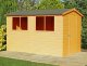 Shire 10 x 8 Lewis Shiplap Tongue and Groove Dip Treated Garden Shed