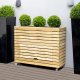 Forest Garden Tall Linear Planter with Wheels