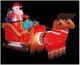 Premier 3m Inflatable Santa in Sleigh with Reindeers