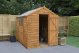 Forest Garden 8x6 Overlap Dip Treated Apex Wooden Garden Shed (Installation Included)