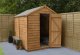 Forest Garden 8x6 Apex Overlap Dipped Wooden Garden Shed With Double Door (Installation Included)