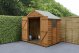 Forest Garden 7x5 Apex Overlap Dipped Wooden Garden Shed With Double Door 