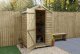 Forest Garden 4x3 Apex Overlap Pressure Treated Wooden Garden Shed (No Window / Installation Included)