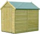 Shire 6 x 4 Value Overlap Pressure Treated Garden Shed  (No Windows)