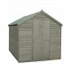 Shire Value 8 x 6 Overlap Pressure Treated Garden Shed  (No Windows)