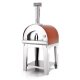 Fontana Margherita Rosso Wood Pizza Oven With Trolley