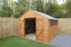 Forest Garden 10x10 Apex Shiplap Dipped Wooden Garden Shed with Double Door (Installation Included)