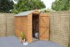 Forest Garden 6x4 Apex Shiplap Dipped Wooden Garden Shed (No Window / Installation Included)