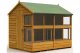 Forest Garden 8x6 Apex Shiplap Dipped Wooden Potting Shed 