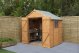Forest Garden 7x5 Apex Shiplap Dipped Wooden Garden Shed with Double Door (Installation Included)