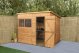 Forest Garden 8x6 Pent Shiplap Dipped Wooden Garden Shed (Installation Included)
