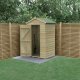 Forest Garden Beckwood Shiplap Pressure Treated 4x3 Apex Shed (No Window)