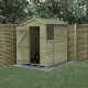 Forest Garden Beckwood Shiplap Pressure Treated 4x6 Apex Shed 