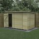 Forest Garden Beckwood Shiplap Pressure Treated 10x6 Pent Shed (No Window / Installation Included)