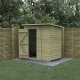 Forest Garden Beckwood Shiplap Pressure Treated 6x4 Pent Shed (No Window)