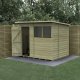 Forest Garden Beckwood Shiplap Pressure Treated 8x6 Pent Shed