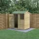 Forest Garden Beckwood Shiplap Pressure Treated 6x4 Reverse Apex Shed