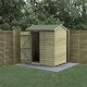 Forest Garden Beckwood Shiplap Pressure Treated 6x4 Reverse Apex Shed (No Window / Installation Included)