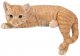 Vivid Arts Real Life Laying Cat Ginger - Size B 