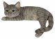 Vivid Arts Real Life Laying Tabby Cat (Size D)