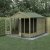 Forest Garden 8x10 4Life Overlap Apex Pressure Treated Summerhouse (Installation Included)