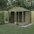 Forest Garden 8x6 4Life Overlap Apex Pressure Treated Summerhouse (Installation Included)