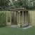 Forest Garden 6x4 4Life Overlap Pent Pressure Treated Summerhouse (Installation Included)
