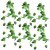 Leaf Design 6 x 120cm Artificial Hanging Trailing Plant Alocasia Dragon Scale (Green)