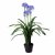 Leaf Design 90cm Blue Flower Artificial Blossom Plant Agapanthus with pot