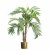 Leaf Design 120cm Premium Artificial Palm Tree with Pot with Gold Metal Planter