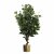 Leaf Design 110cm Artificial Evergreen Ficus Tree Gold Planter