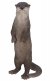 Vivid Arts Real Life Standing Otter - Size B