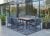 Norfolk Leisure Beeston Aluminium 6 Seater Dining Set (Grey)