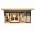 Shire 16x12 Cali Pent Home Garden Office With Storage
