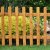 Forest Garden 6ft x 3ft Pale Picket Fence Panel 1.83m x 0.9m