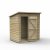 Forest Garden 6x4 4Life Overlap Pressure Treated Pent Shed (No Window / Installation Included)