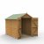 Forest Garden 6x8 Shiplap Dip Treated Apex Shed With Double Door (No Window / Installation Included)