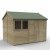 Timberdale 10x8 Tongue and Groove Pressure Treated Reverse Apex Wooden Garden Shed (Installation Included)