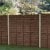 Forest Garden Pressure Treated Superlap Fence Panel (Brown)