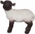 Vivid Arts Real Life Black/White Standing Lamb - Size B